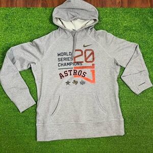 Houston Astros Nike Hoodie Women's LG Therma-fit 2017 World Series Champs EUC